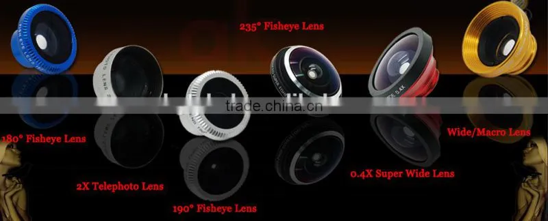 Mobile Phone Microscope Magnifier Lens 68X Optical Zoom Telescope Camera Universal Clip LED Lens For iPhone 6 5S 4S Sumgung