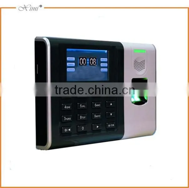 Good quality fingerprint time attendance system linux operating biometric time attendance recorder with TCP/IP communication