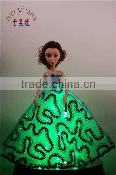 Hot Selling LED Stage Costumes for Club Show / Little Girls Party Dresses