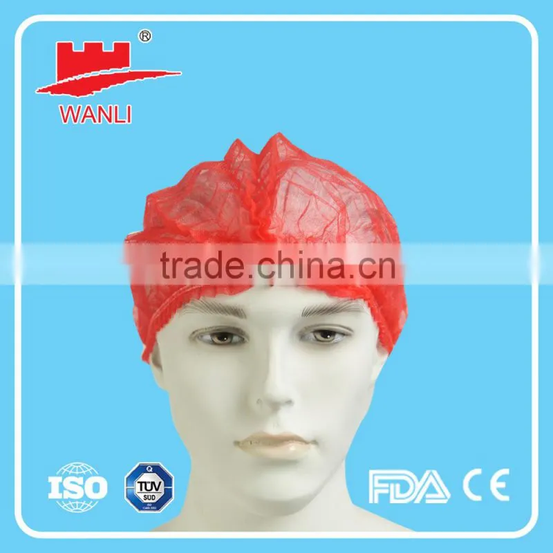 disposable surgical caps colorful High Quality Low Price Hotel Use Disposable White Shower Cap