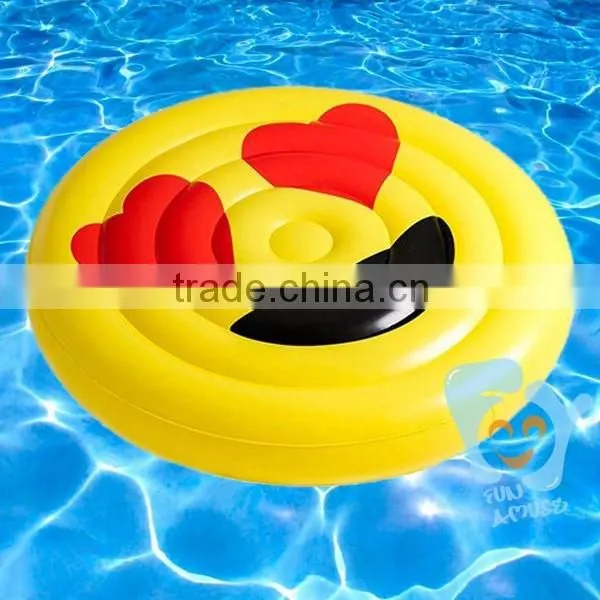 cheap water fun toy custom emoji pool float