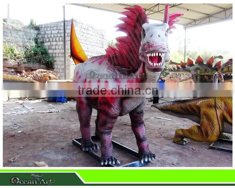 wholesale mini dinosaur wood craft dinosaur statue for sale