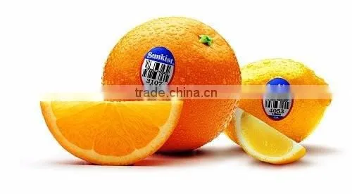 Fruit design paper stickers& custom label design