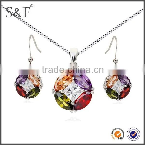 NEW Fashion African Beads jewelry box velvet necklace set