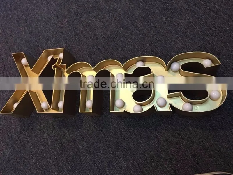 Light up marquee letters led letter light