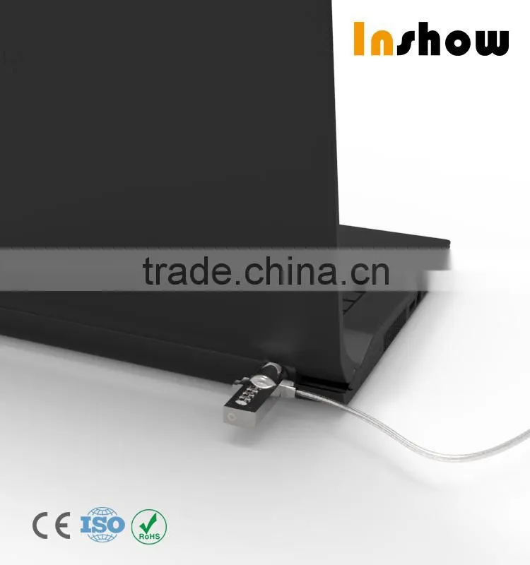 Retail shop display computer notebooks cable lock