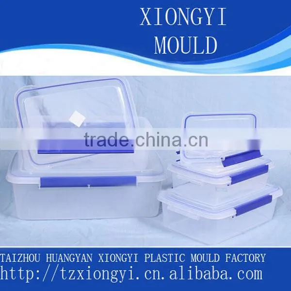 custom EU standard injection rectangluar food container mould manufacturer