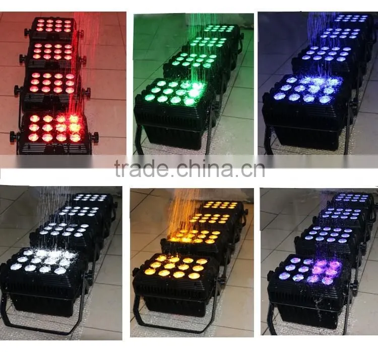12 x 15w new cheap anti-rain anti-dust IP65 led wireless modern lighting par