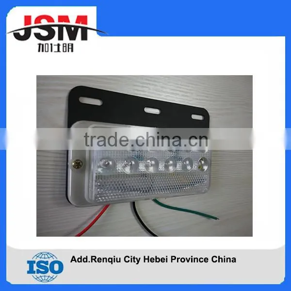 truck waterproof led fog lights/ led side marker lights for trucks with side reflextor
