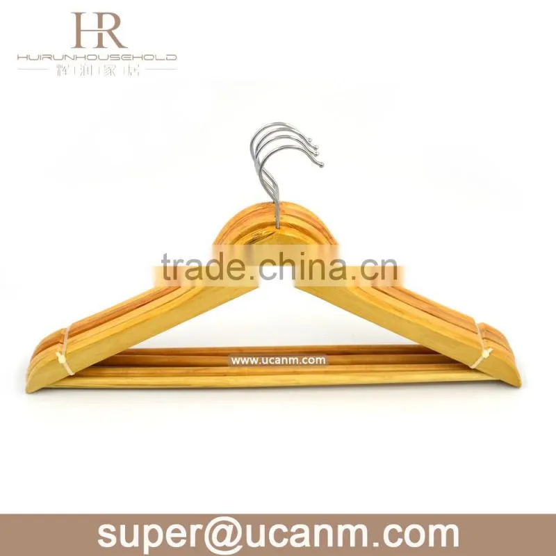 HRW-6611N B grade wood cheap coat hanger