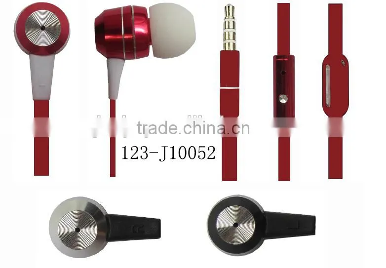 free sample electronic items handsfree cell phone stereo in-ear earphone headphone with microphone