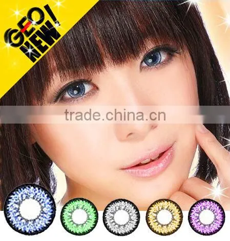 Korea Brand GEO XCH green color contact lens geo contact lens wholesale