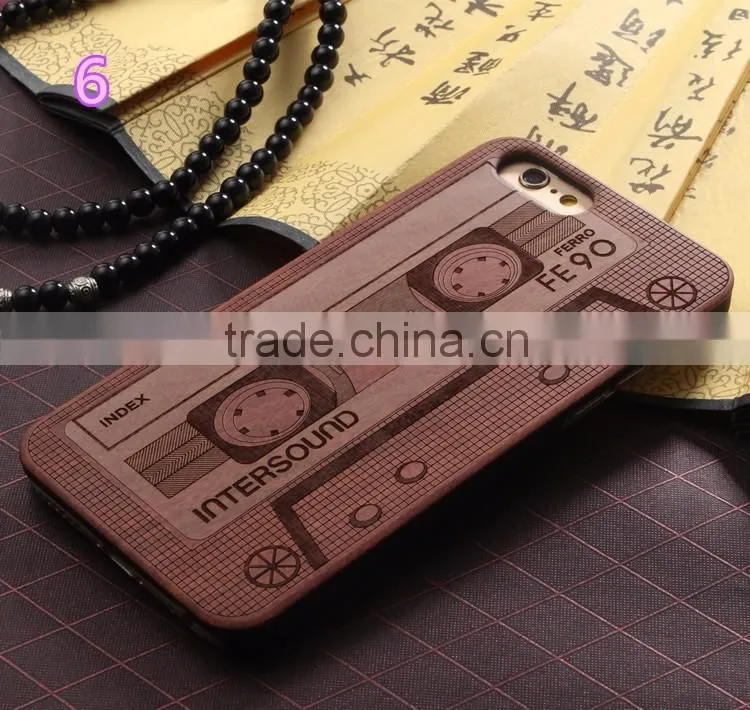 Wholesale Real Wood Phone Case For iPhone 6 Wood Phone Case