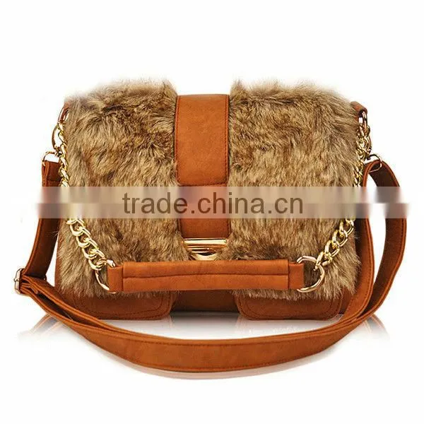 Real Rabbit Fur Bag