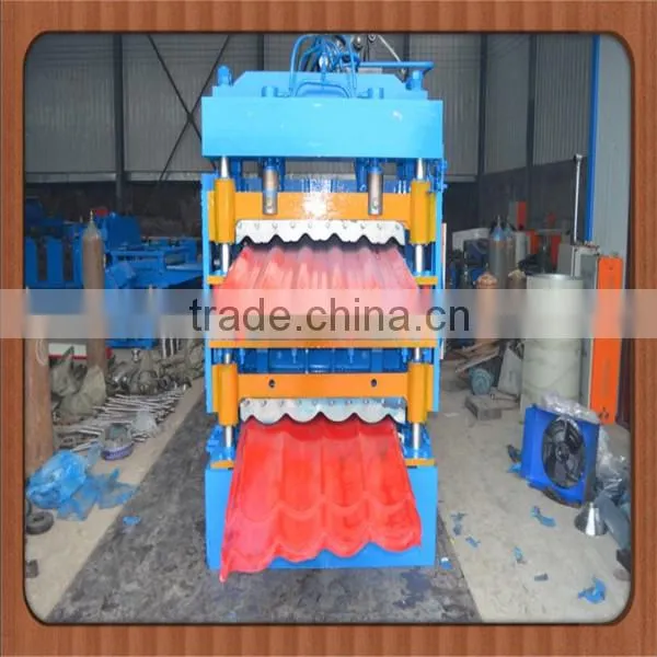 New Type- Double Layer Roof Tile Roll Forming Machine
