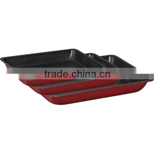 OEM carbon steel bakeware nonstick metallic cookie pan