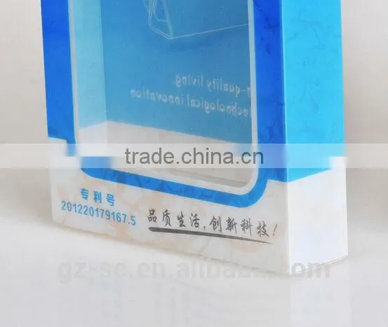 Custom made printed recycled clear pp box for packing in china