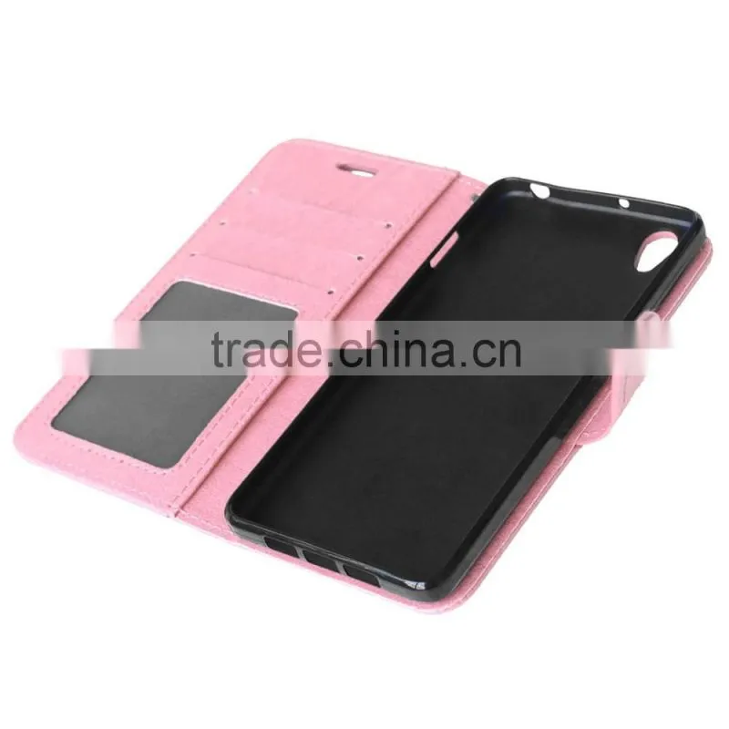 Hot sale PU Cell Phone Wallet Flip Cover for OnePlus X