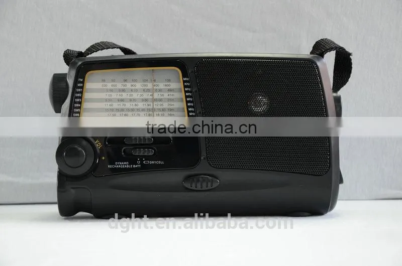 crank flashlight dynamo flashlight Dynamo Flashlight with Radio