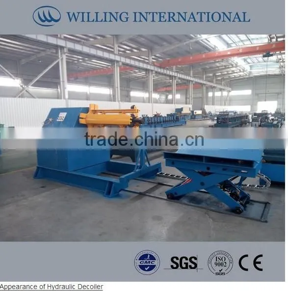 10 ton & 5 ton hydraulic uncoiler