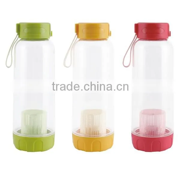 Water Bottles Drinkware Type and CE / EU Certification tritan fruit infuser water bottle