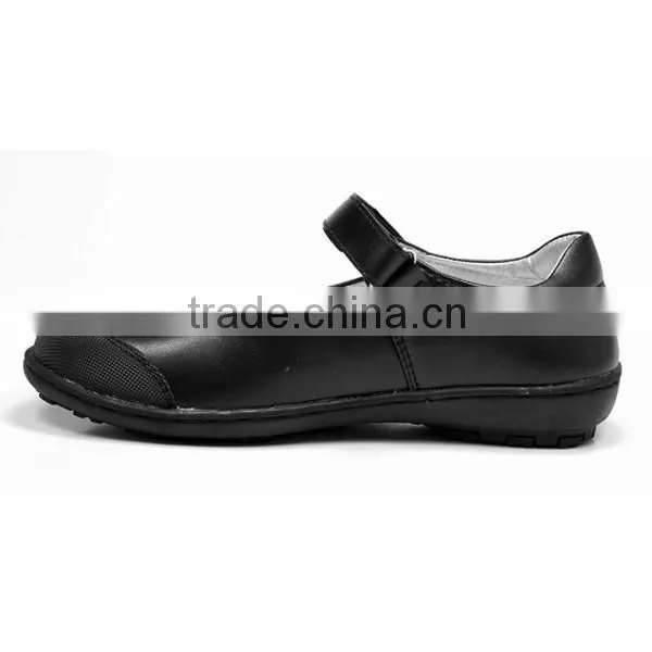 2016 Wholesale Cheap Girls School Uniform Shoes with Flower