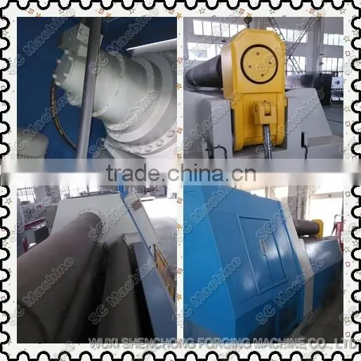 hydraulic four rollers metal sheet rolling machine