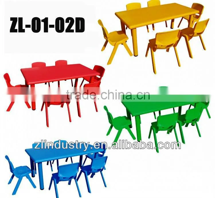 Strong plastic childrens table and chairs