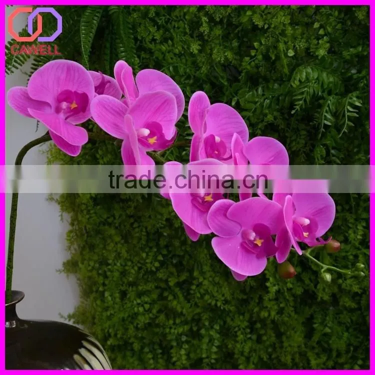 real touch nice wedding silk purple artificial phalaenopsis