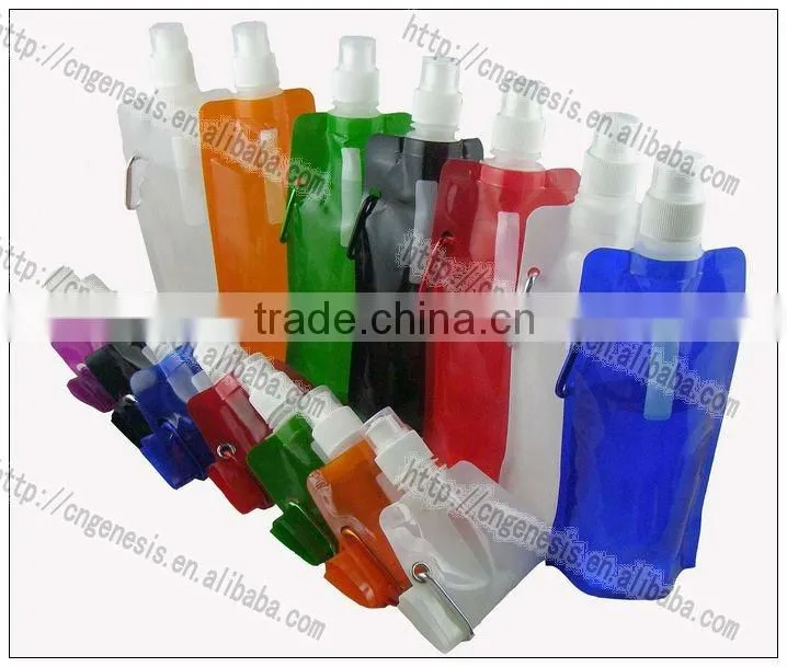 2016 New 16oz flexiable water bottle plastic water bottle