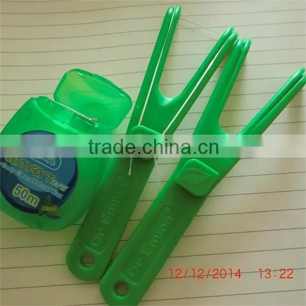 high quality dental floss toothpicks, disposable, but can be reusable over 10day, China supplier