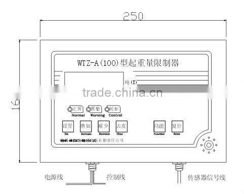 WTZ-A100 crane moment limiter for sale