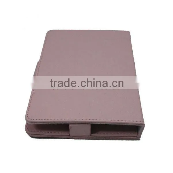 Fashion universal leather case for 7 inch Tablet Pc Pink