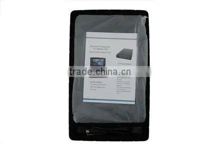 2013 Hot-selling Wireless Leather Case Bluetooth Keyboard for Samsung p1000