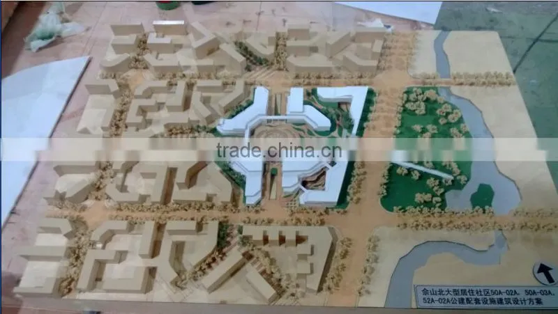 1/300 Urban planning project design maquette scale model
