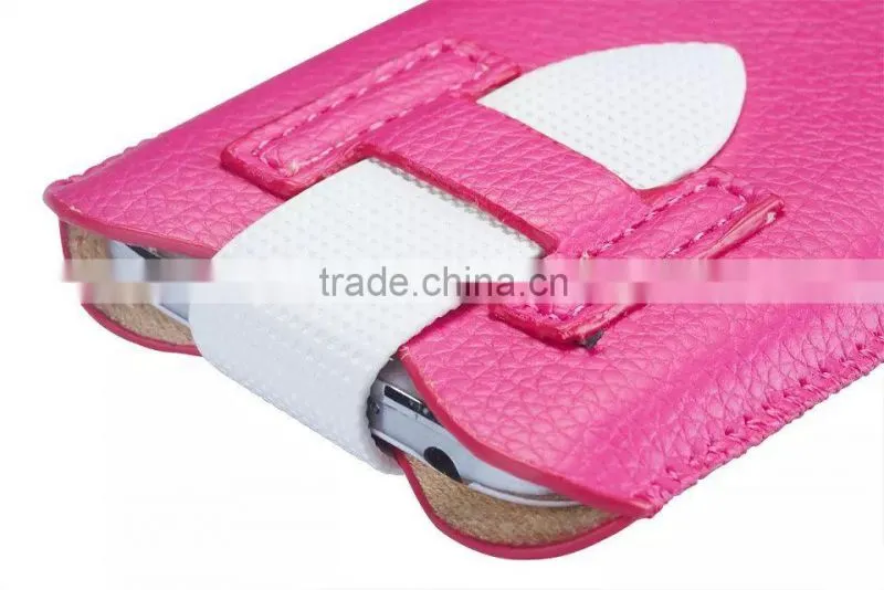 Free shipping Belt Clip Leather Flip Case for iPhone 4g 5G Pouch Holster Cover