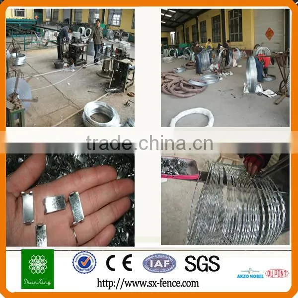high quality Razor barbed wire / razor wire for security