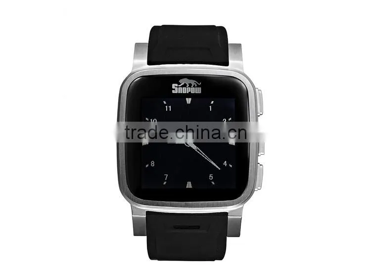 SNOPOW W1 Smartwatch Latest Wrist Watch Mobile Phone With MTK6260A 128MB RAM 64MB ROM 2MP Camera IP68 Waterproof Smartwatch