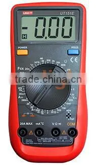 Economical Digital Multimeter, AC/DC/Resistance/Capacitance/Frequency/Temperature UT151E