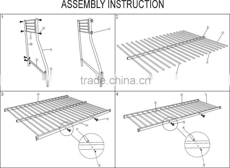 China factory bed frame