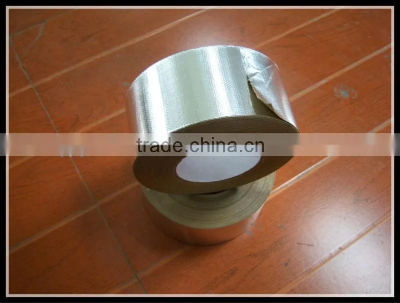 Aluminum Foil Fiberglass Tape For AC Duct/Refrigerator,insulation tape