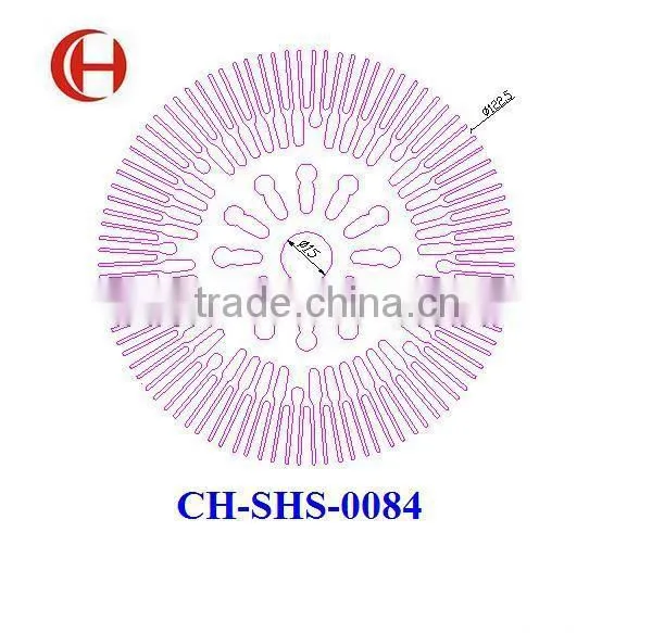 100W aluminum extruded led street housing light heat sink