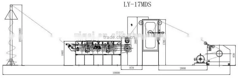 Copper wire drawing machine