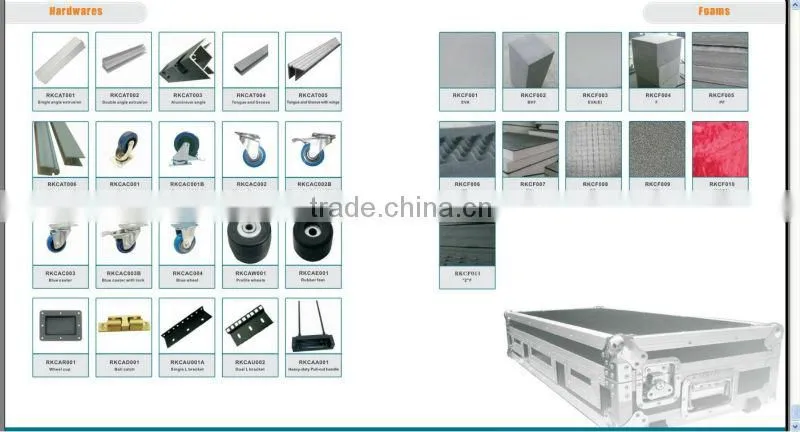 2013 RK-promotion utility trunk road case,storage box with bottom cheap price