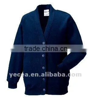 Tailored 30%wool school cardigan