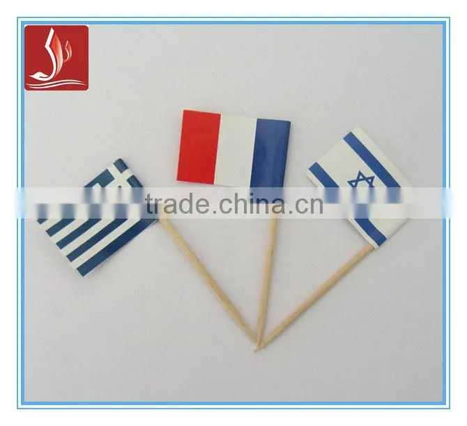 Decoration toothpick with flag