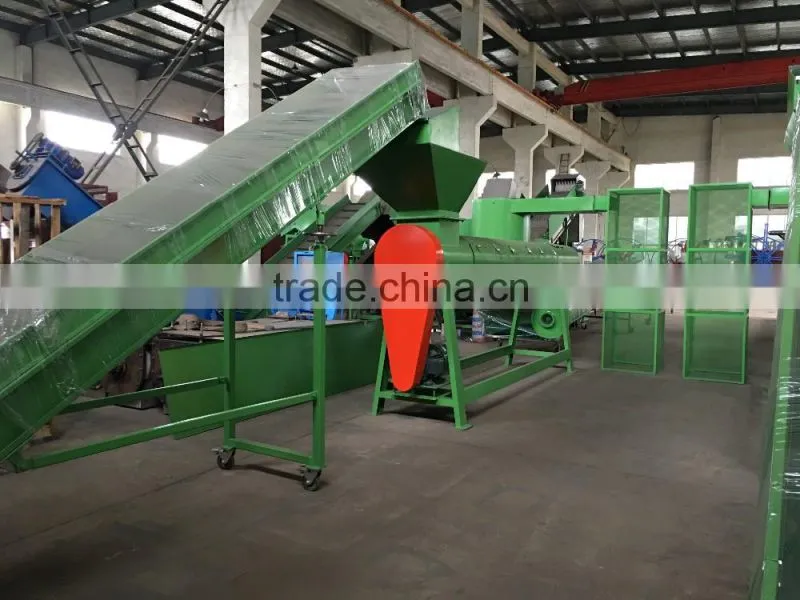 plastic PET bottle washing drying machine