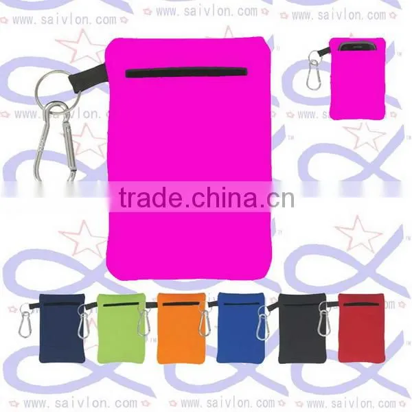 Cheapest fashionable flower design wallet bag/ coin bag with zipper