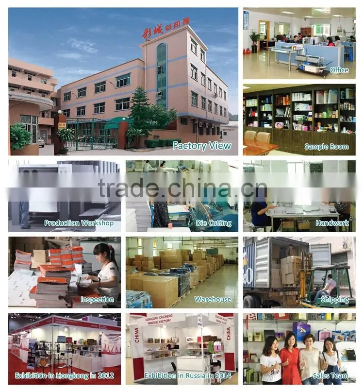 2016 Full Color High Quality Custom Educational Paper Cards