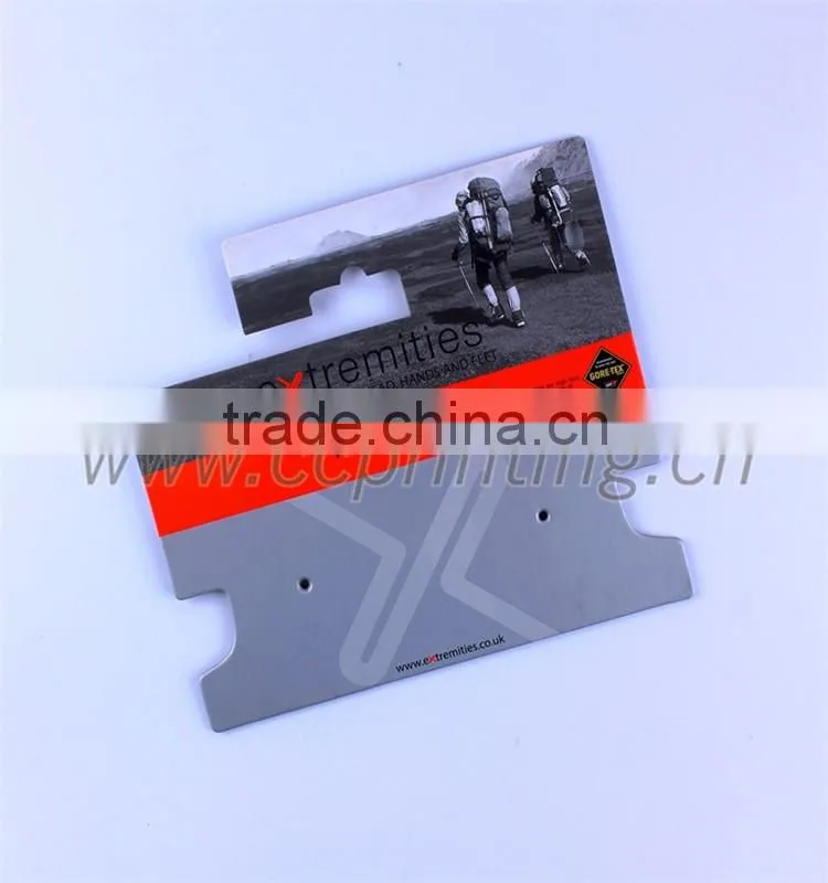 Custom desgin printing rigid paper header card packaging